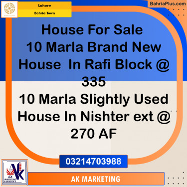 Residential Plot for Sale in Bahria Town, Lahore - (BP-191819)