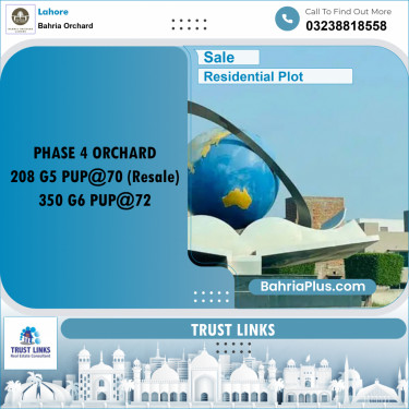 Residential Plot for Sale in Bahria Orchard, Lahore - (BP-191848)