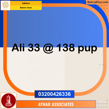 Residential Plot for Sale in Bahria Town, Lahore - (BP-191926)