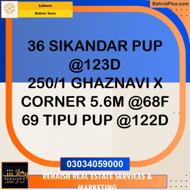 Residential Plot for Sale in Bahria Town, Lahore - (BP-192092)