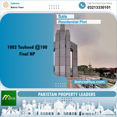 Residential Plot for Sale in Bahria Town, Lahore - (BP-192118)