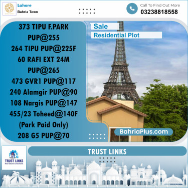 Residential Plot for Sale in Bahria Town, Lahore - (BP-192903)