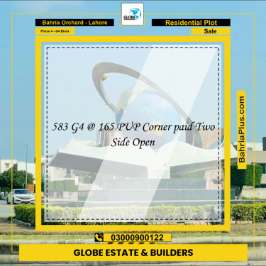 Residential Plot for Sale in Phase 4 - G4 Block -  Bahria Orchard, Lahore - (BP-192924)