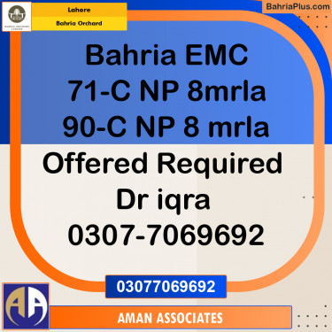 Residential Plot for Sale in Bahria Orchard, Lahore - (BP-192995)