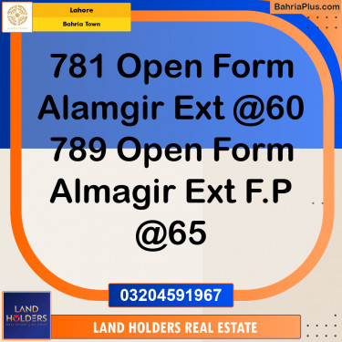 Residential Plot for Sale in Bahria Town, Lahore - (BP-193153)