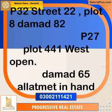 250 Sq. Yards Residential Plot for Sale in Precinct 34 -  Bahria Town, Karachi - (BP-193251)