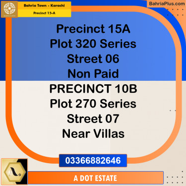 125 Sq. Yards Residential Plot for Sale in Precinct 15-A -  Bahria Town, Karachi - (BP-193384)