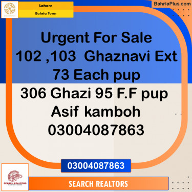 Residential Plot for Sale in Bahria Town, Lahore - (BP-193519)