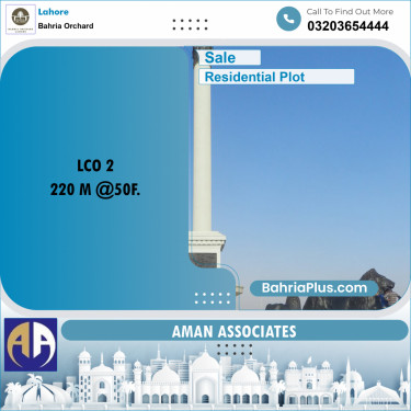 Residential Plot for Sale in Bahria Orchard, Lahore - (BP-193561)