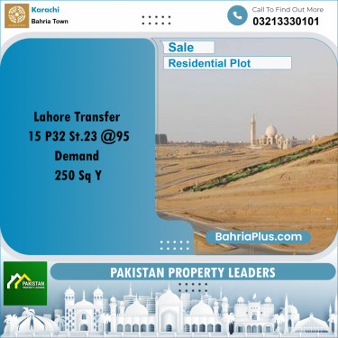 Residential Plot for Sale in Bahria Town, Karachi - (BP-193736)