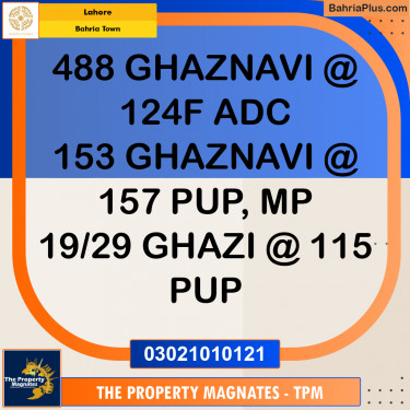 Residential Plot for Sale in Bahria Town, Lahore - (BP-193766)