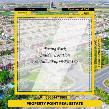 Residential Plot for Sale in Bahria Town, Lahore - (BP-194022)