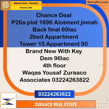 125 Sq. Yards Residential Plot for Sale in Precinct 26A -  Bahria Town, Karachi - (BP-194079)
