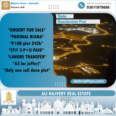 125 Sq. Yards Residential Plot for Sale in Precinct 10-B -  Bahria Town, Karachi - (BP-194163)
