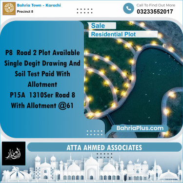 250 Sq. Yards Residential Plot for Sale in Precinct 8 -  Bahria Town, Karachi - (BP-194354)