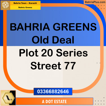 75 Sq. Yards Residential Plot for Sale in Bahria Greens -  Bahria Town, Karachi - (BP-194410)