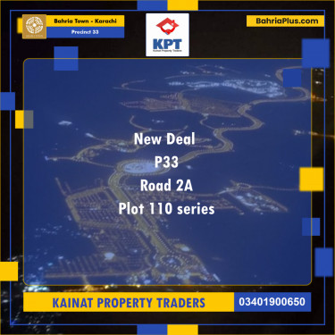 Residential Plot for Sale in Precinct 33 -  Bahria Town, Karachi - (BP-194543)