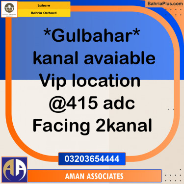 Residential Plot for Sale in Bahria Orchard, Lahore - (BP-194736)