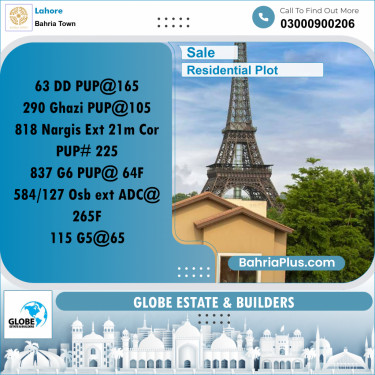 Residential Plot for Sale in Bahria Town, Lahore - (BP-194785)