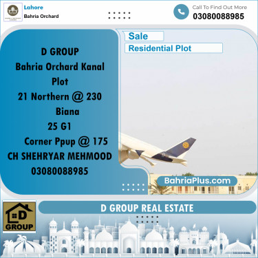 Residential Plot for Sale in Bahria Orchard, Lahore - (BP-194892)