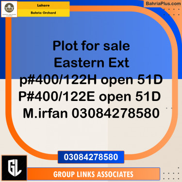 Residential Plot for Sale in Bahria Orchard, Lahore - (BP-195115)