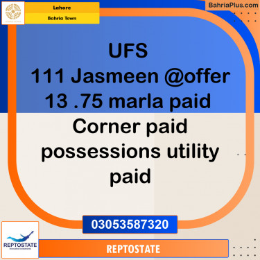 Residential Plot for Sale in Bahria Town, Lahore - (BP-195263)