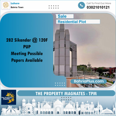 Residential Plot for Sale in Bahria Town, Lahore - (BP-195336)