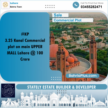 Commercial Plot for Sale in Bahria Town, Lahore - (BP-195414)
