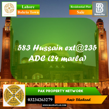 Residential Plot for Sale in Bahria Town, Lahore - (BP-195538)