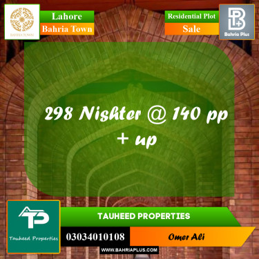 Residential Plot for Sale in Bahria Town, Lahore - (BP-195661)