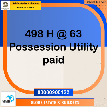 Residential Plot for Sale in Phase 2 - H Block -  Bahria Orchard, Lahore - (BP-195829)