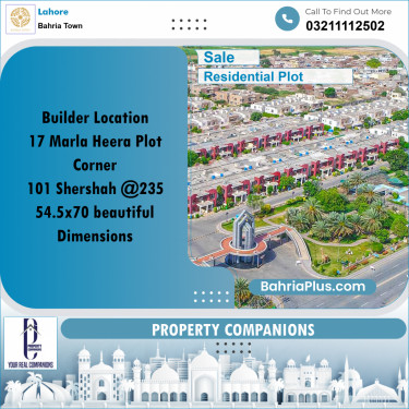 Residential Plot for Sale in Bahria Town, Lahore - (BP-195913)