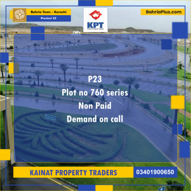 125 Sq. Yards Residential Plot for Sale in Precinct 23 -  Bahria Town, Karachi - (BP-195926)