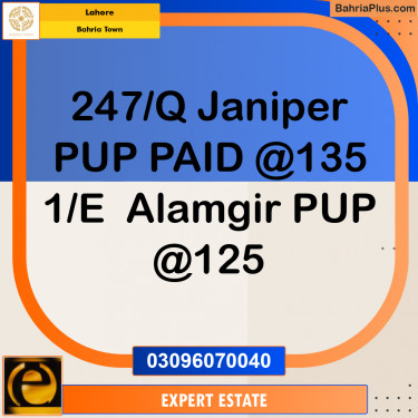 Residential Plot for Sale in Bahria Town, Lahore - (BP-195929)