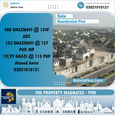 Residential Plot for Sale in Bahria Town, Lahore - (BP-196128)