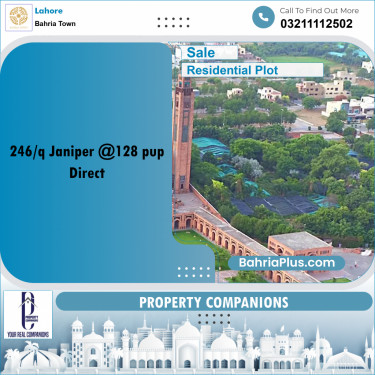 Residential Plot for Sale in Bahria Town, Lahore - (BP-196216)