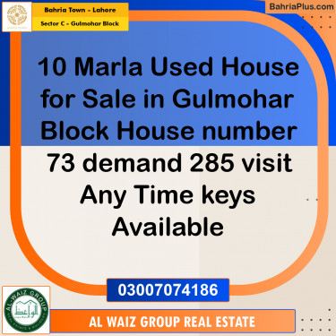 Residential Plot for Sale in Sector C - Gulmohar Block -  Bahria Town, Lahore - (BP-196270)
