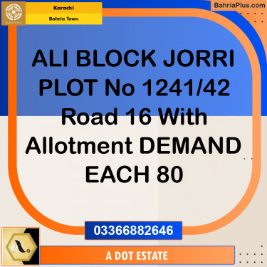 125 Sq. Yards Residential Plot for Sale in Bahria Town, Karachi - (BP-196451)