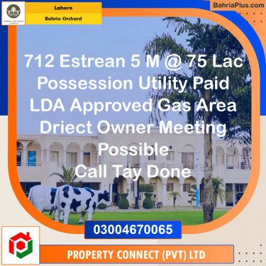 Residential Plot for Sale in Bahria Orchard, Lahore - (BP-196462)