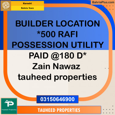 Residential Plot for Sale in Bahria Town, Karachi - (BP-196703)