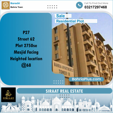 Residential Plot for Sale in Bahria Town, Karachi - (BP-196826)