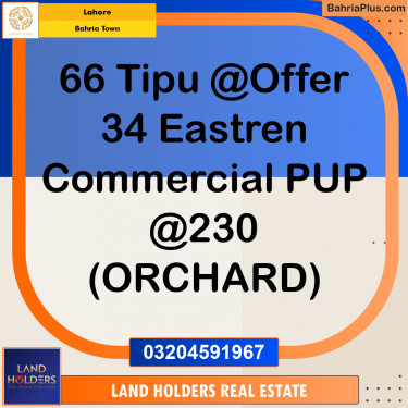 Commercial Plot for Sale in Bahria Town, Lahore - (BP-196863)