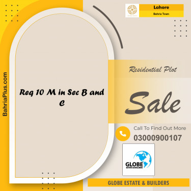 Residential Plot for Sale in Bahria Town, Lahore - (BP-196870)