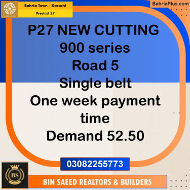 Residential Plot for Sale in Precinct 27 -  Bahria Town, Karachi - (BP-196981)