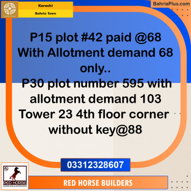 Residential Plot for Sale in Bahria Town, Karachi - (BP-197008)