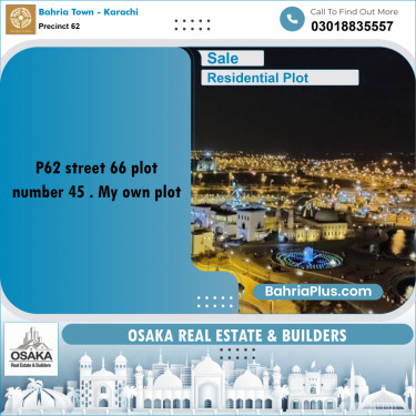 125 Sq. Yards Residential Plot for Sale in Precinct 62 -  Bahria Town, Karachi - (BP-197131)