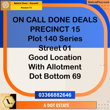 125 Sq. Yards Residential Plot for Sale in Precinct 15 -  Bahria Town, Karachi - (BP-197146)