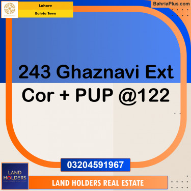 Residential Plot for Sale in Bahria Town, Lahore - (BP-197498)