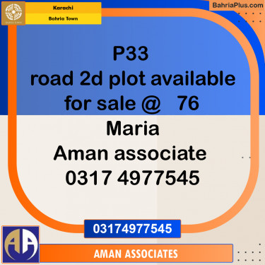 Residential Plot for Sale in Bahria Town, Karachi - (BP-197611)