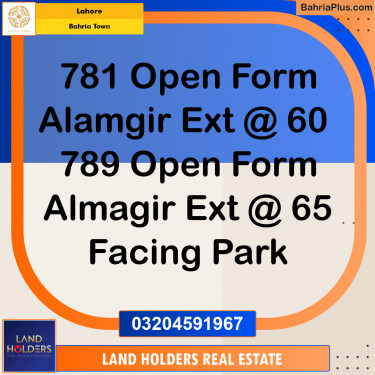 Residential Plot for Sale in Bahria Town, Lahore - (BP-197836)